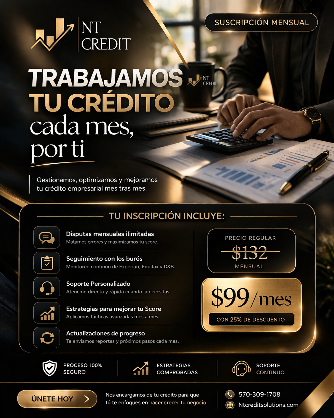 Credit Repair Monthly Program | Programa de Reparacion de Credito Mensual