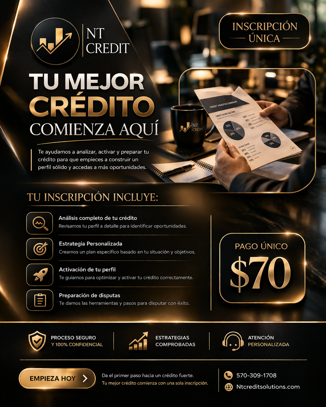 Credit Repair Enrollment Fee - Inscripccion de Reparacion de Credito